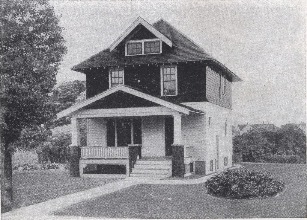 An illustration from Book A-6 of one hundred homes, 1915, leaf 43