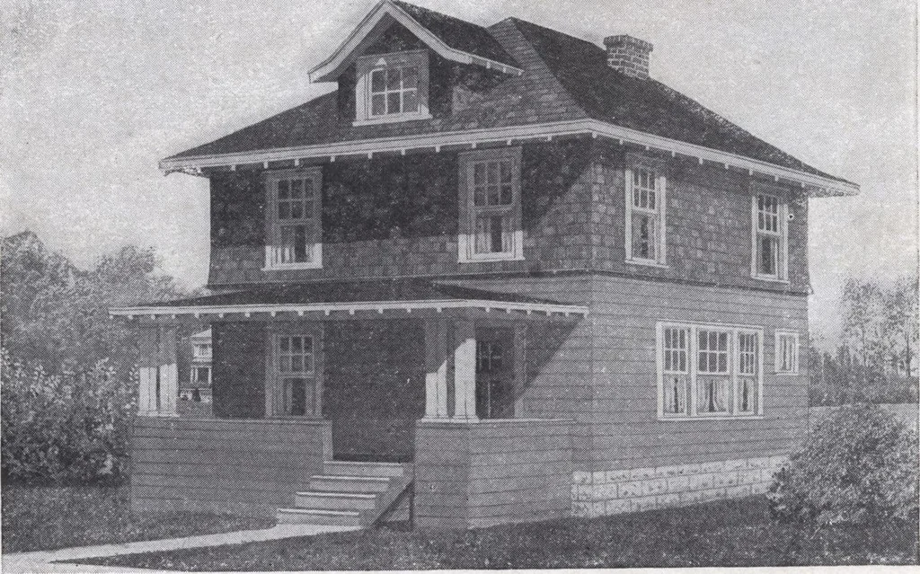 An illustration from Book A-6 of one hundred homes, 1915, leaf 45