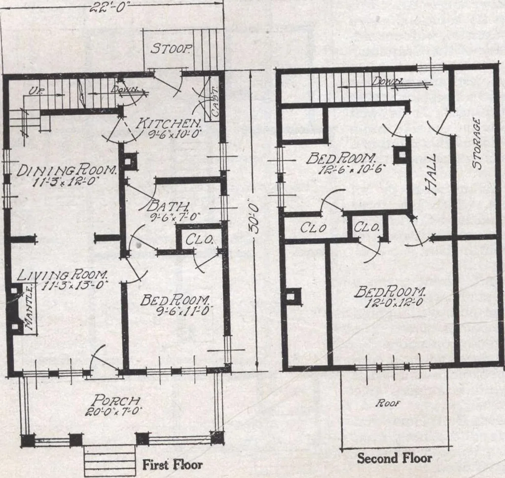 An illustration from Book A-6 of one hundred homes, 1915, leaf 49