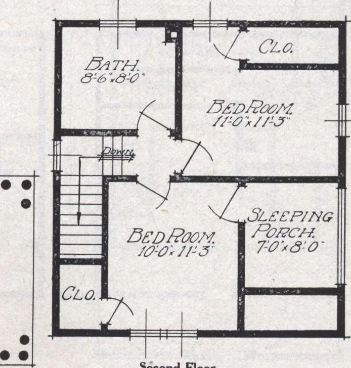 An illustration from Book A-6 of one hundred homes, 1915, leaf 50