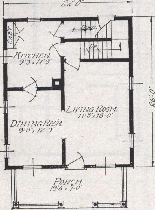 An illustration from Book A-6 of one hundred homes, 1915, leaf 53
