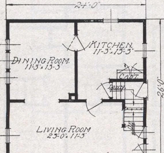 An illustration from Book A-6 of one hundred homes, 1915, leaf 57