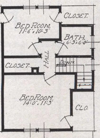 An illustration from Book A-6 of one hundred homes, 1915, leaf 57