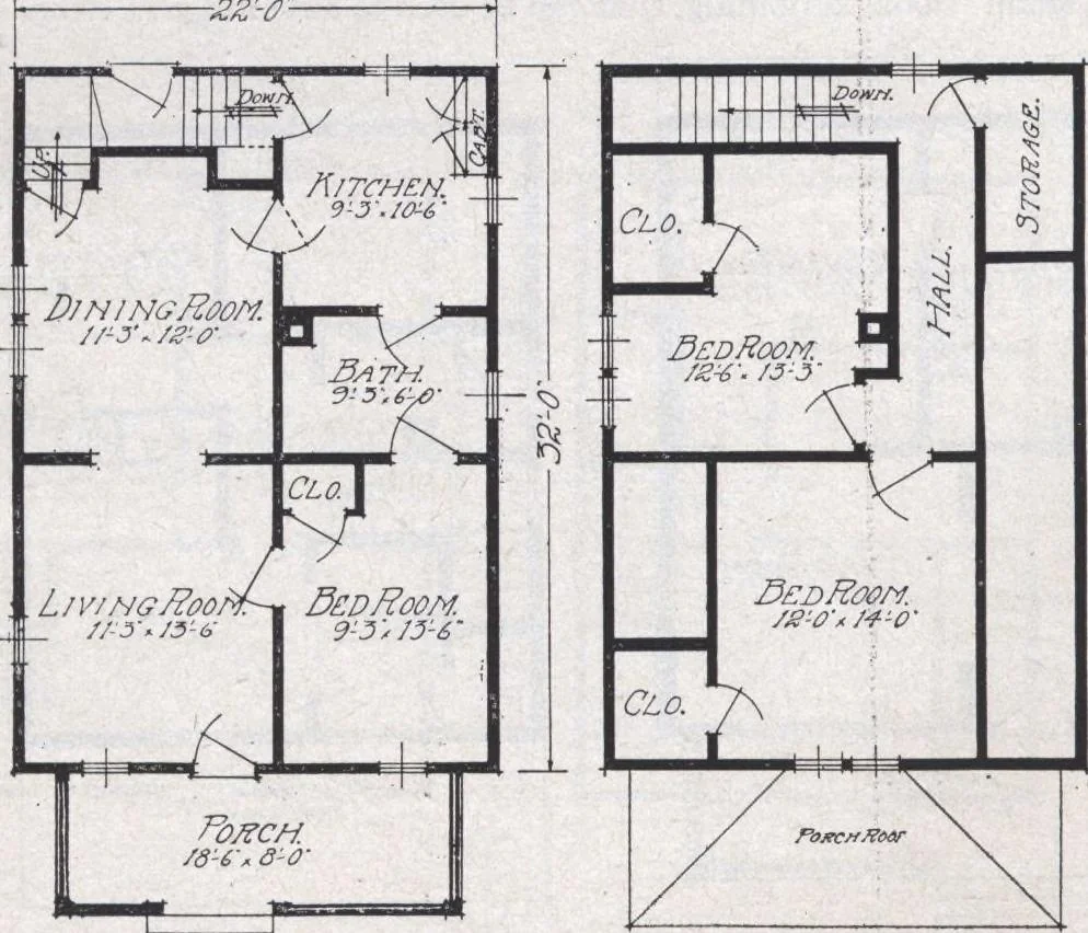 An illustration from Book A-6 of one hundred homes, 1915, leaf 63