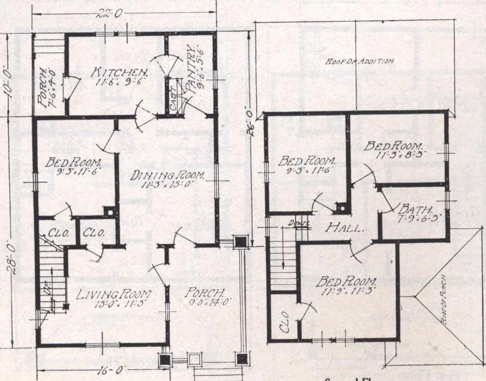 An illustration from Book A-6 of one hundred homes, 1915, leaf 67