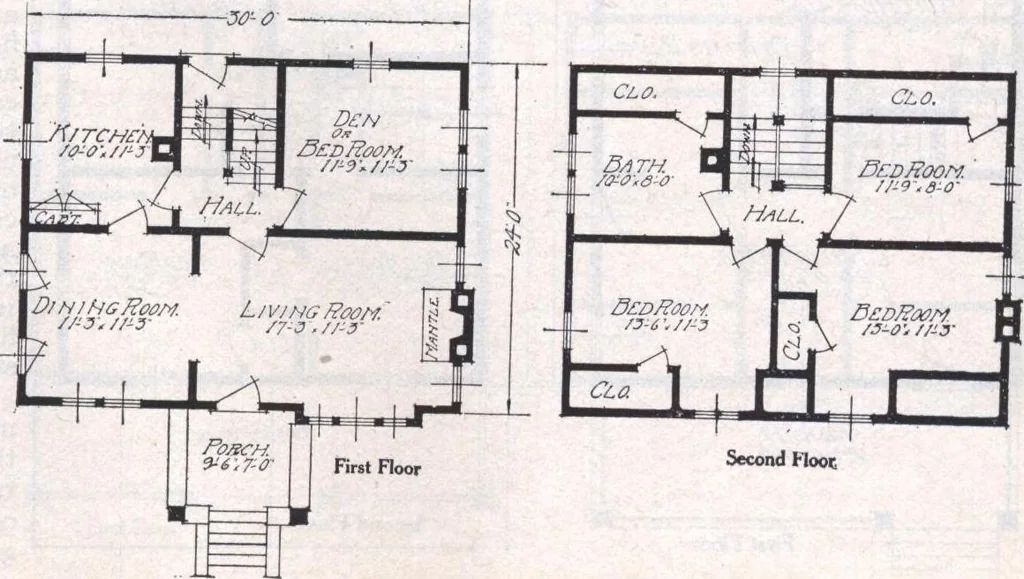 An illustration from Book A-6 of one hundred homes, 1915, leaf 68