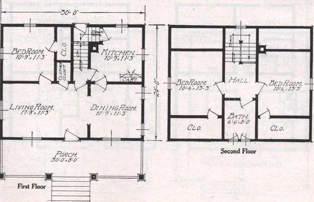 An illustration from Book A-6 of one hundred homes, 1915, leaf 70