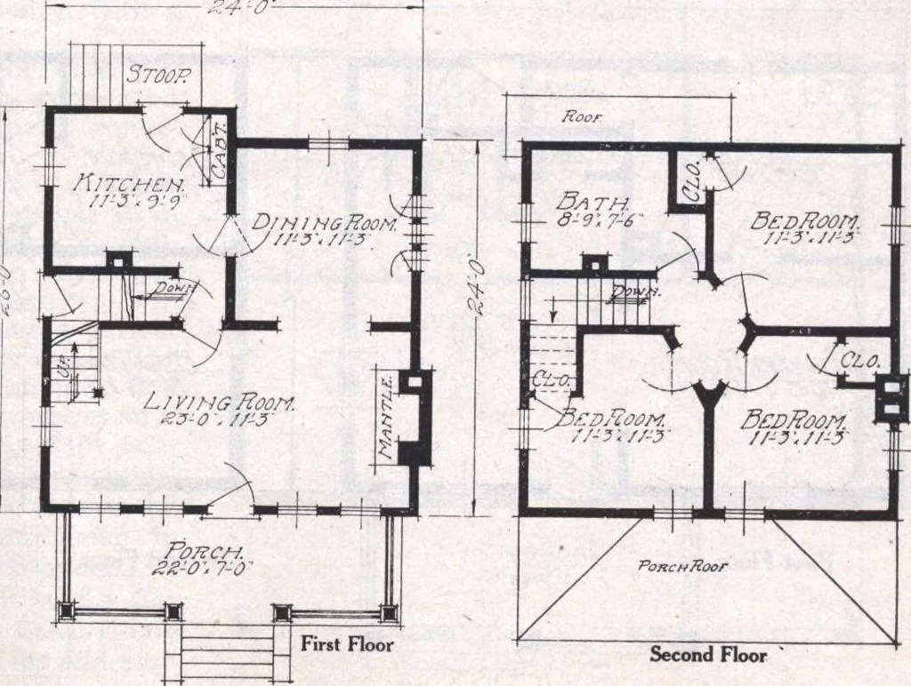 An illustration from Book A-6 of one hundred homes, 1915, leaf 72