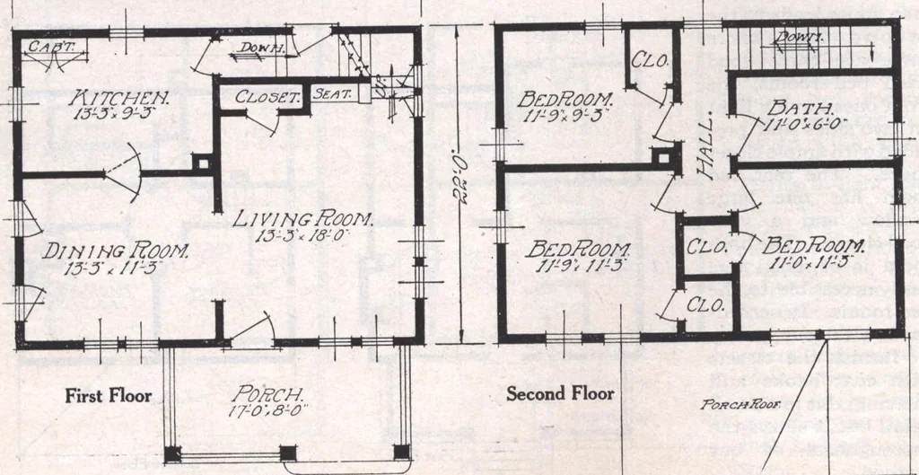 An illustration from Book A-6 of one hundred homes, 1915, leaf 73