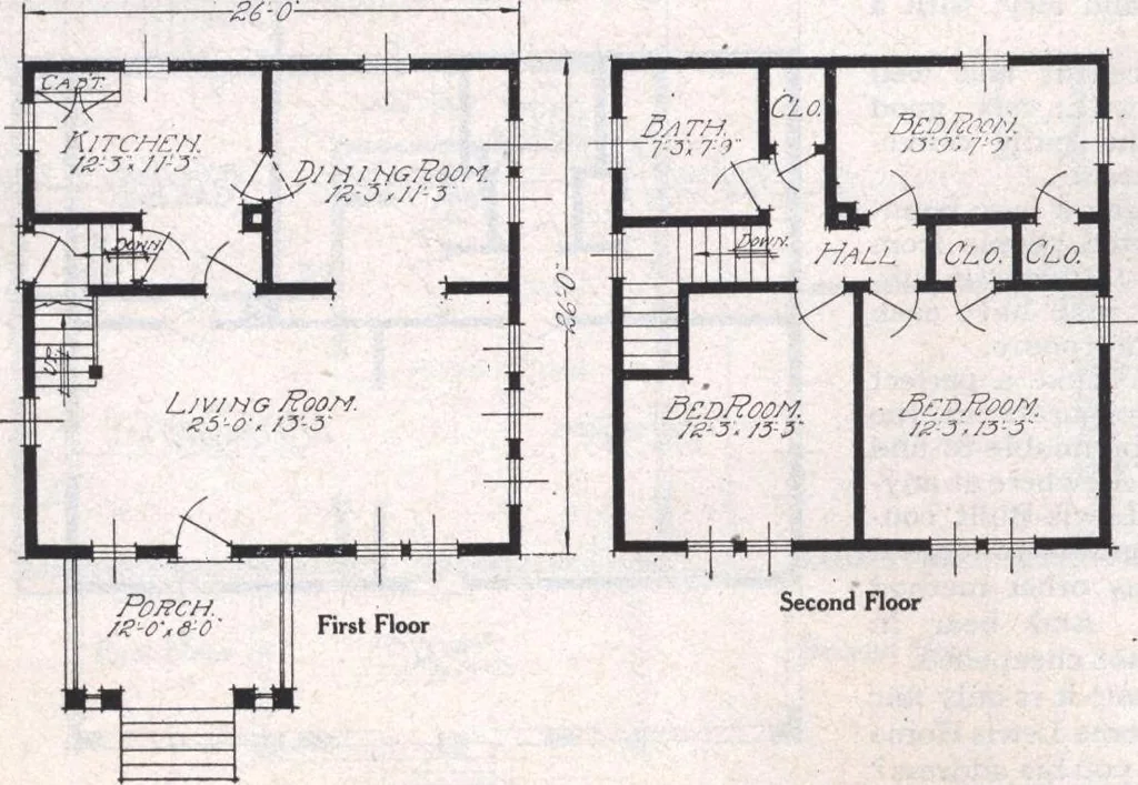 An illustration from Book A-6 of one hundred homes, 1915, leaf 75