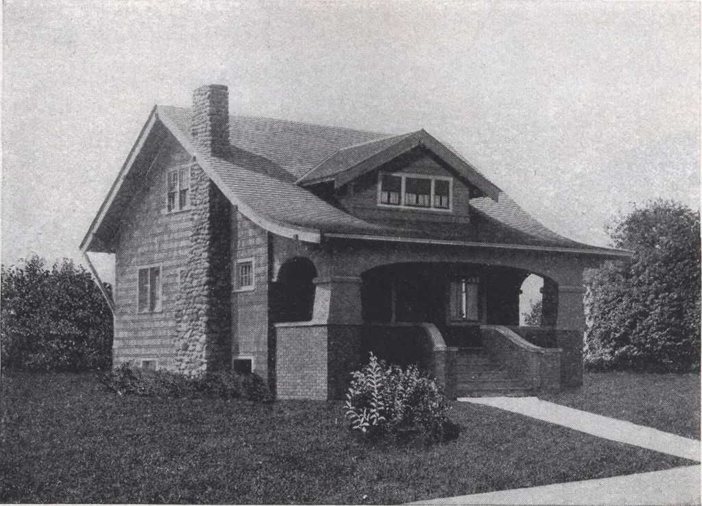 An illustration from Book A-6 of one hundred homes, 1915, leaf 77