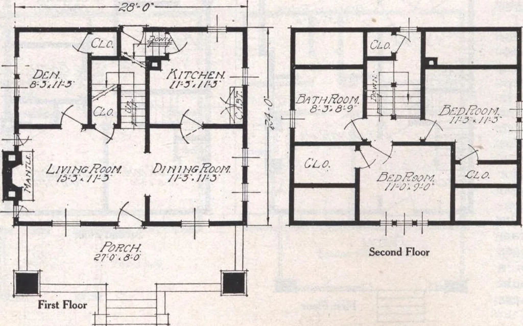 An illustration from Book A-6 of one hundred homes, 1915, leaf 77