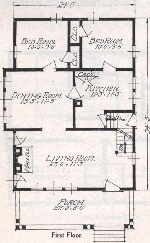 An illustration from Book A-6 of one hundred homes, 1915, leaf 81
