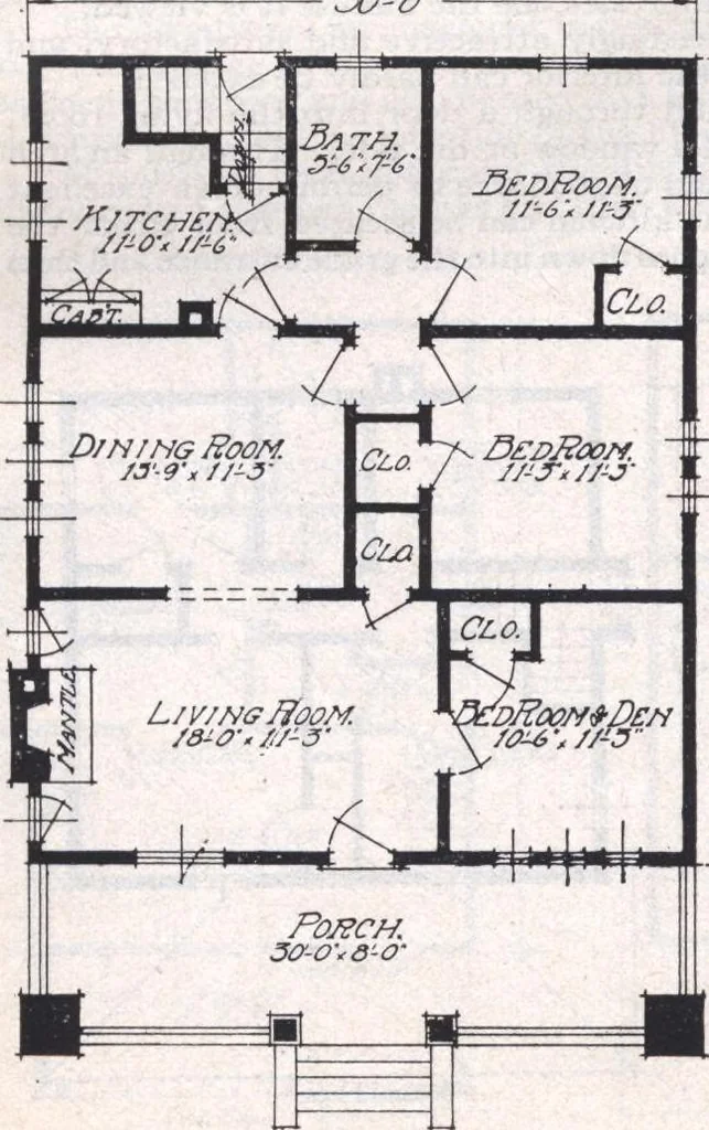 An illustration from Book A-6 of one hundred homes, 1915, leaf 83