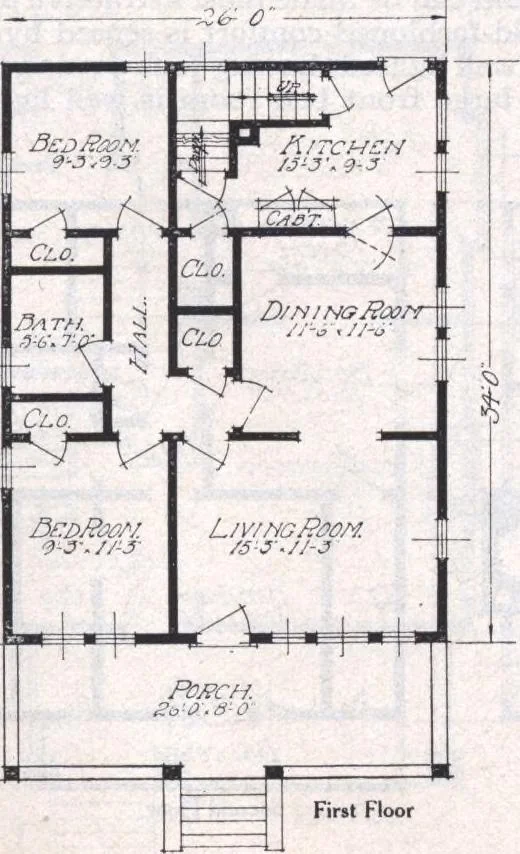 An illustration from Book A-6 of one hundred homes, 1915, leaf 84