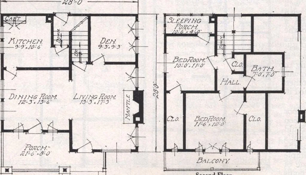An illustration from Book A-6 of one hundred homes, 1915, leaf 85