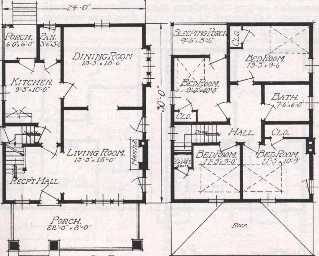 An illustration from Book A-6 of one hundred homes, 1915, leaf 86