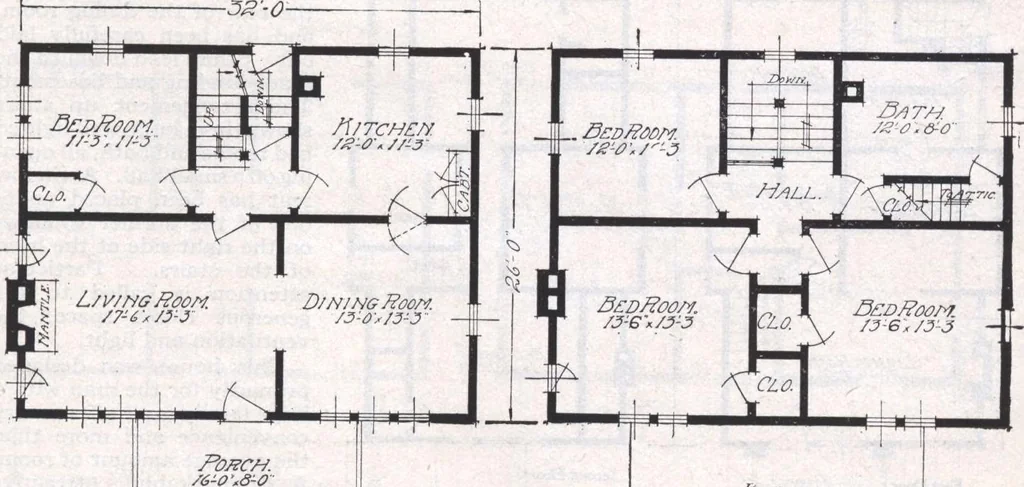 An illustration from Book A-6 of one hundred homes, 1915, leaf 94