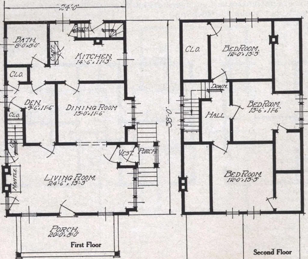 An illustration from Book A-6 of one hundred homes, 1915, leaf 97