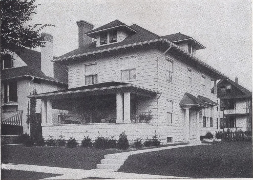 An illustration from Book A-6 of one hundred homes, 1915, leaf 99