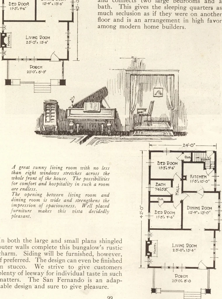 An illustration from Lewis homes: homes of character, 1922, leaf 102