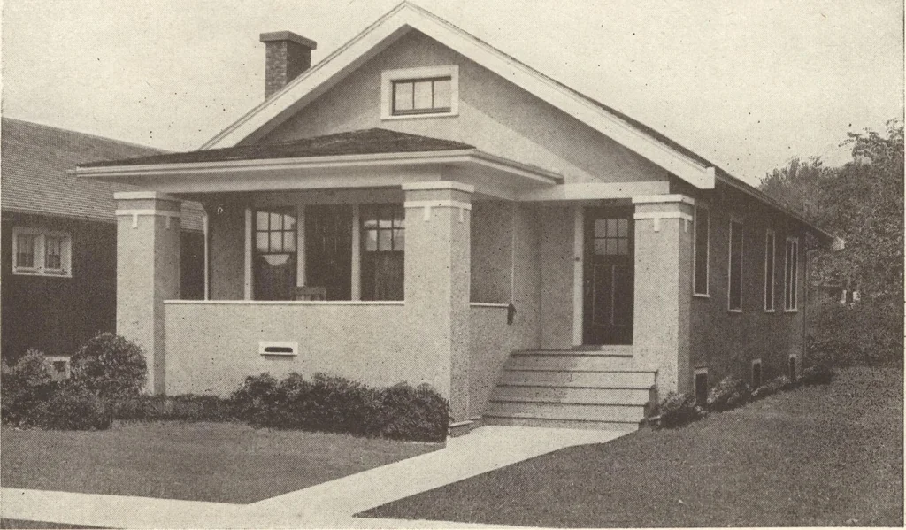An illustration from Lewis homes: homes of character, 1922, leaf 107