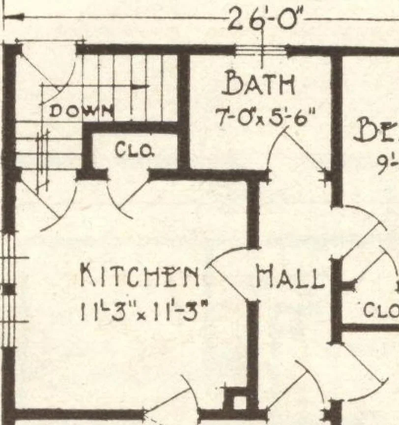 An illustration from Lewis homes: homes of character, 1922, leaf 107