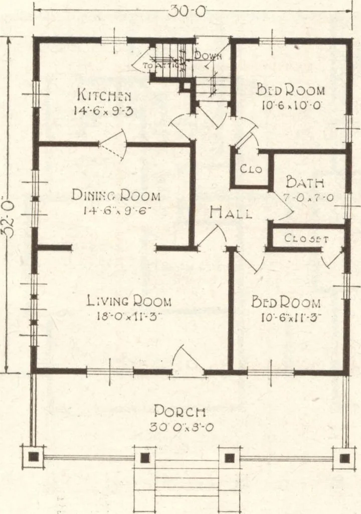 An illustration from Lewis homes: homes of character, 1922, leaf 113
