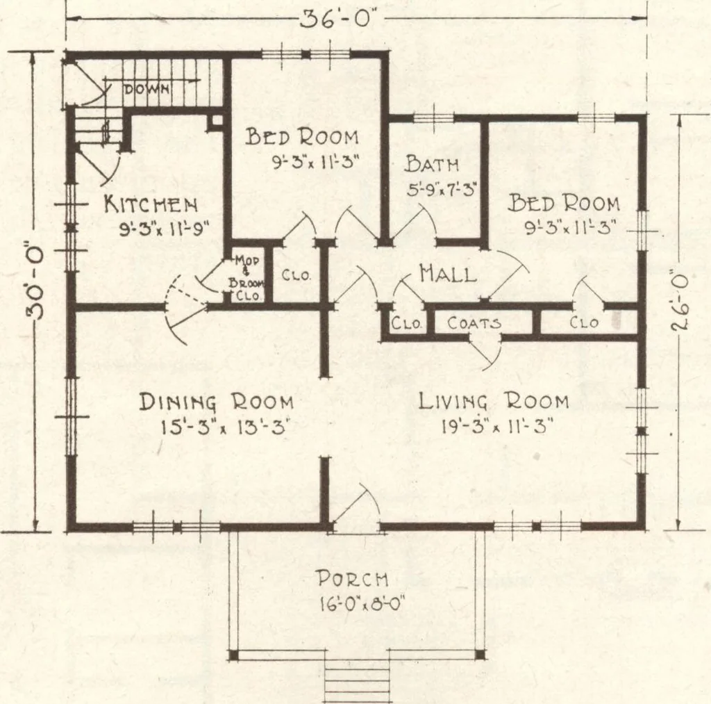 An illustration from Lewis homes: homes of character, 1922, leaf 114