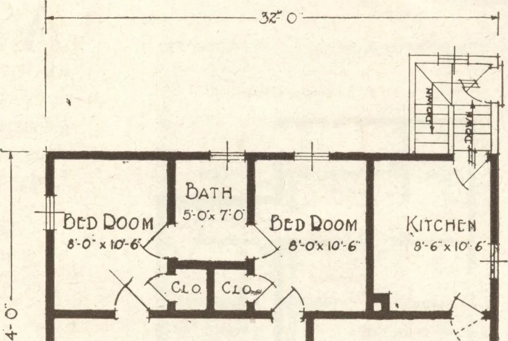 An illustration from Lewis homes: homes of character, 1922, leaf 116