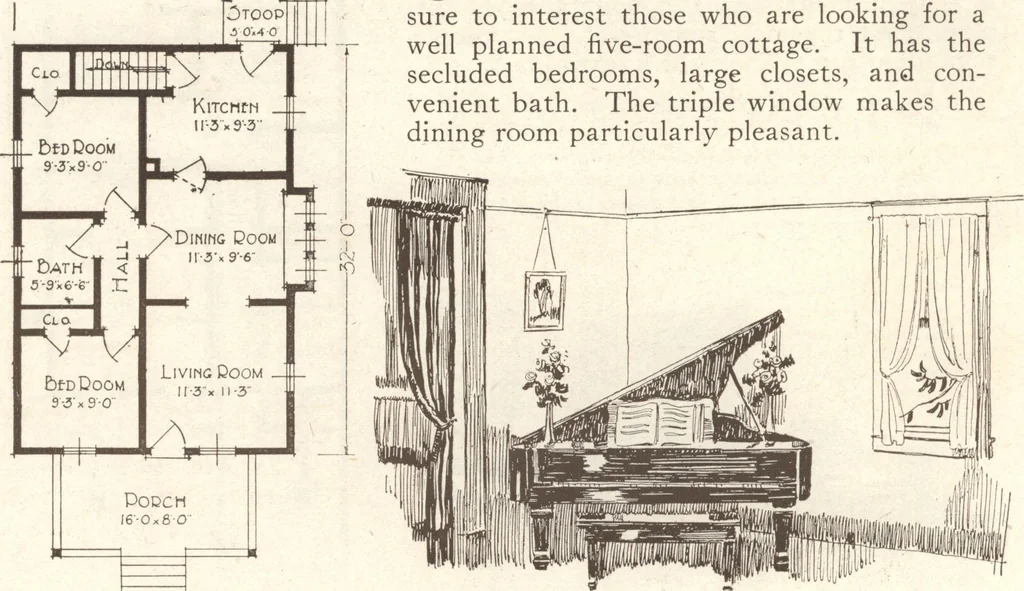 An illustration from Lewis homes: homes of character, 1922, leaf 119