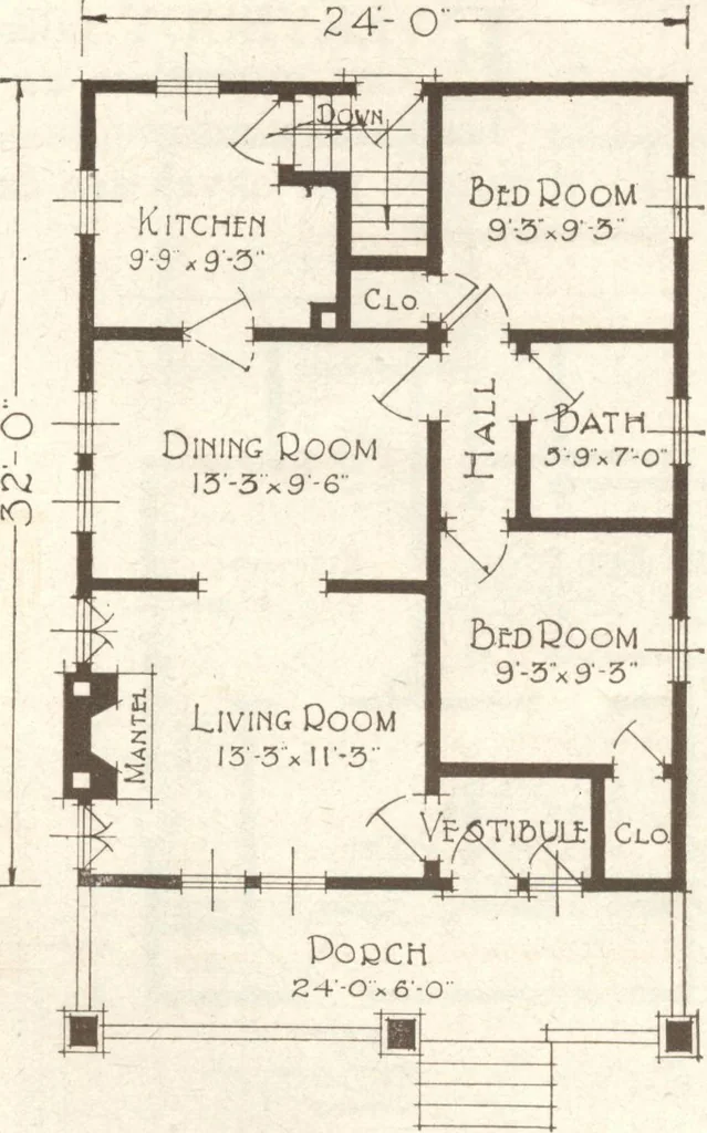 An illustration from Lewis homes: homes of character, 1922, leaf 120