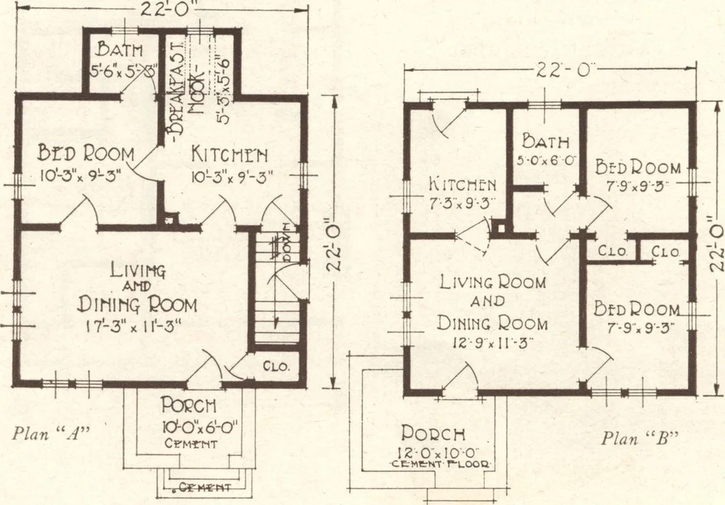 An illustration from Lewis homes: homes of character, 1922, leaf 121