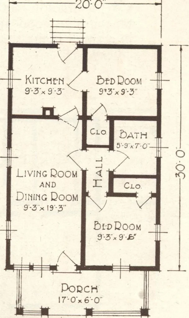 An illustration from Lewis homes: homes of character, 1922, leaf 126
