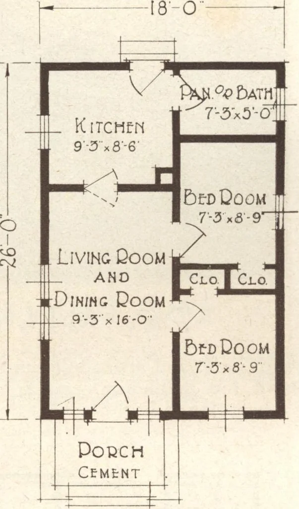 An illustration from Lewis homes: homes of character, 1922, leaf 130