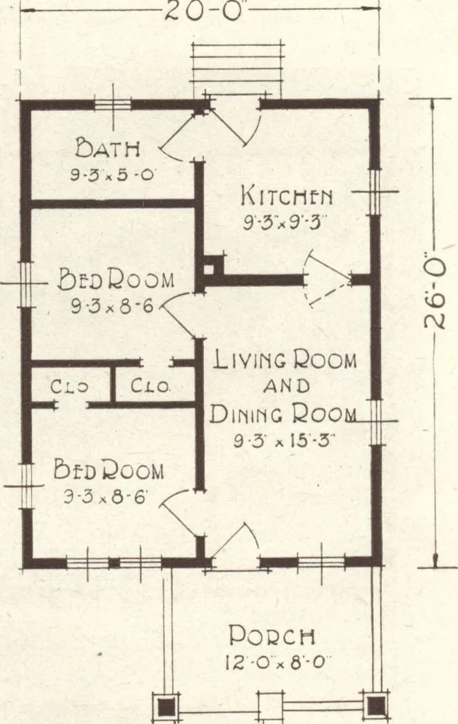 An illustration from Lewis homes: homes of character, 1922, leaf 130