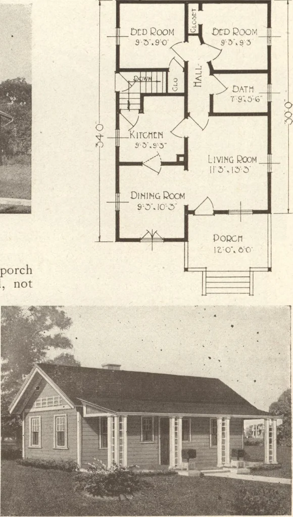 An illustration from Lewis homes: homes of character, 1922, leaf 131