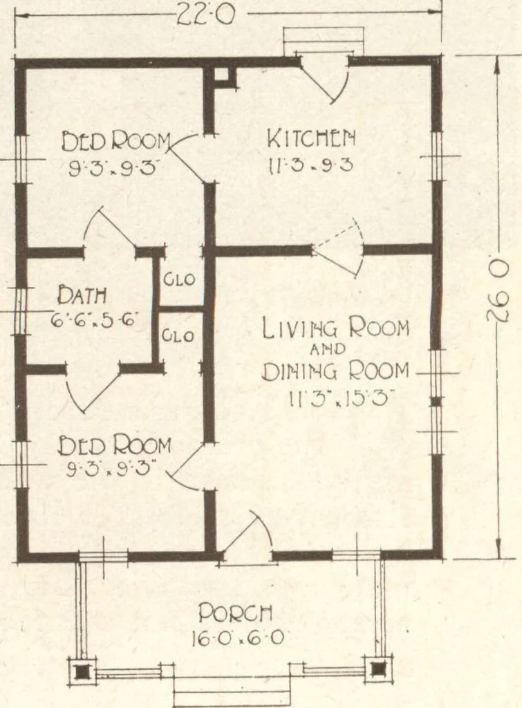 An illustration from Lewis homes: homes of character, 1922, leaf 131