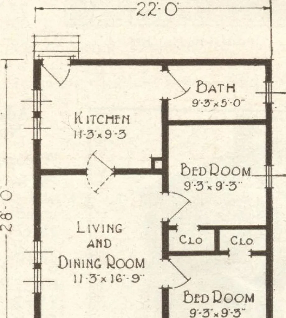 An illustration from Lewis homes: homes of character, 1922, leaf 132
