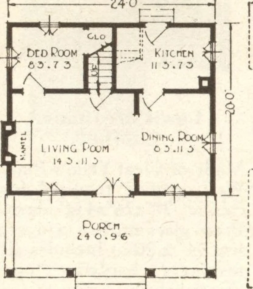 An illustration from Lewis homes: homes of character, 1922, leaf 137