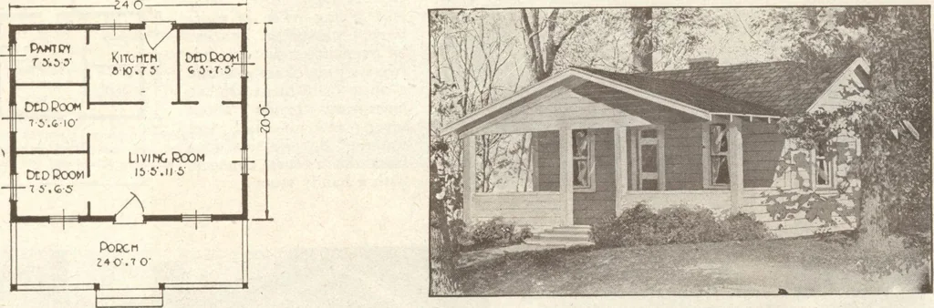 An illustration from Lewis homes: homes of character, 1922, leaf 138
