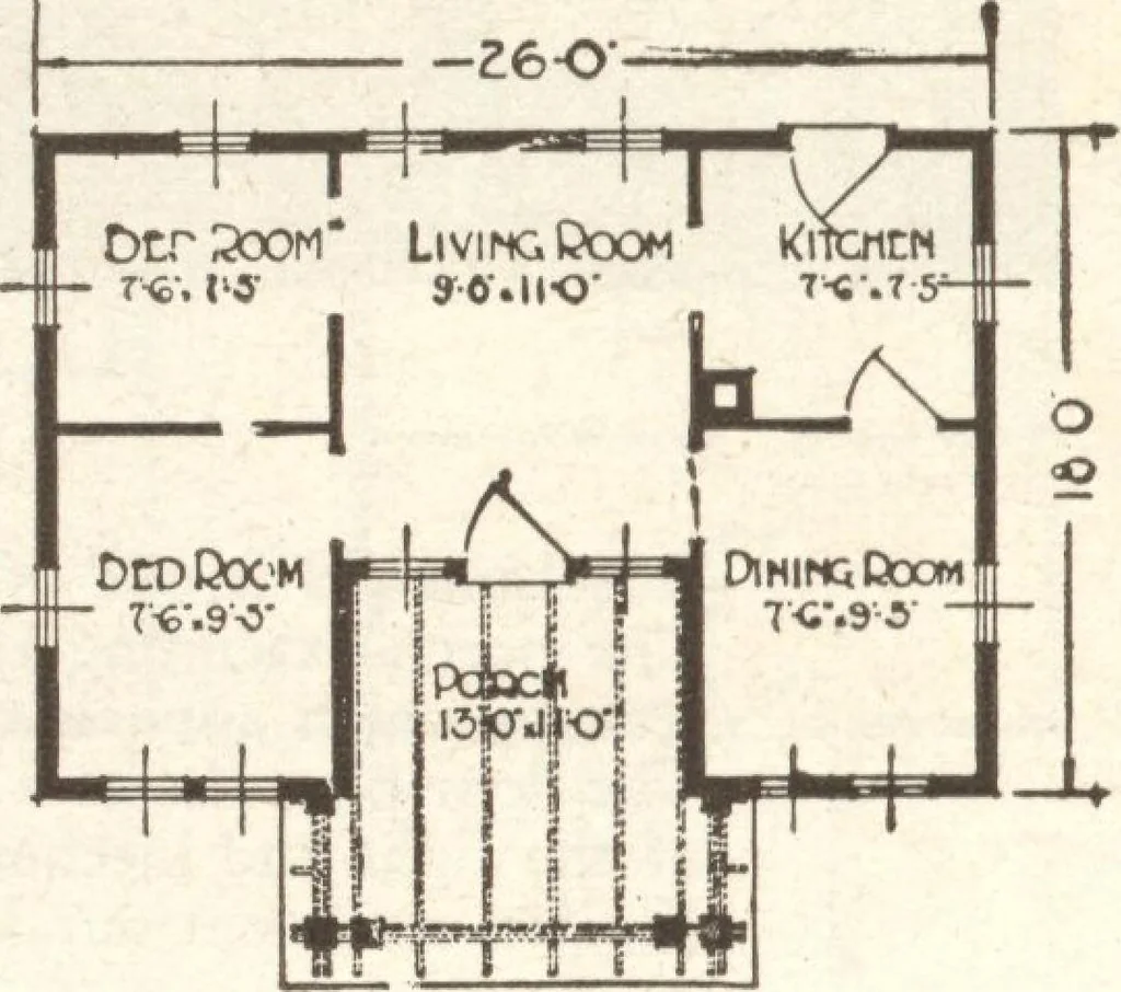 An illustration from Lewis homes: homes of character, 1922, leaf 139