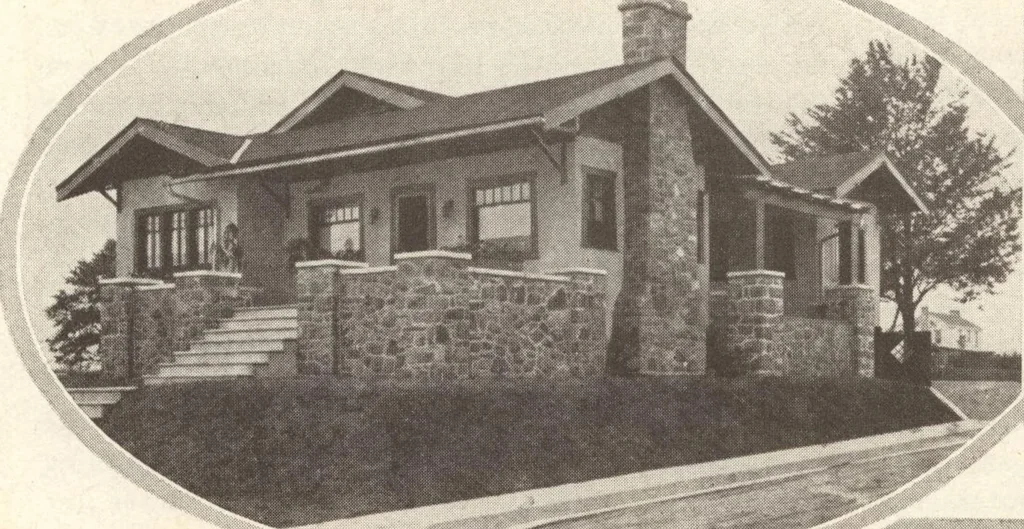 An illustration from Lewis homes: homes of character, 1922, leaf 161