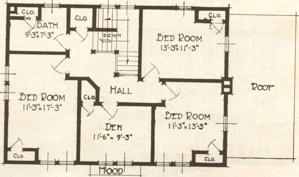An illustration from Lewis homes: homes of character, 1922, leaf 18