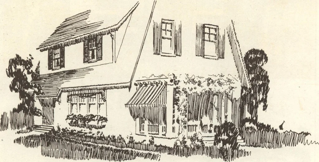 An illustration from Lewis homes: homes of character, 1922, leaf 20