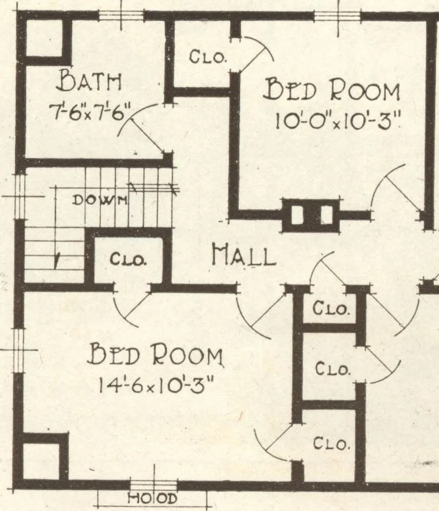 An illustration from Lewis homes: homes of character, 1922, leaf 20