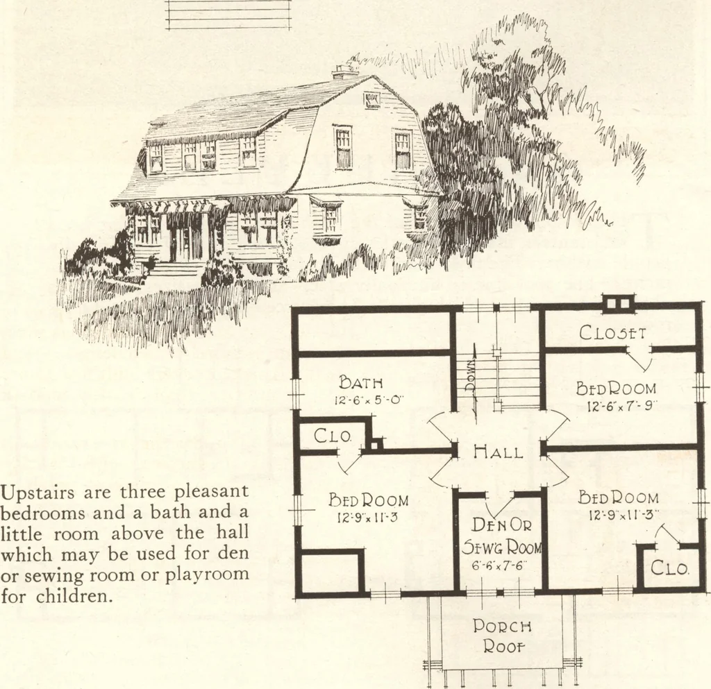 An illustration from Lewis homes: homes of character, 1922, leaf 26