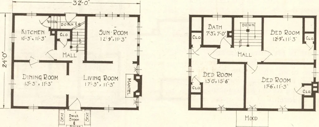An illustration from Lewis homes: homes of character, 1922, leaf 27
