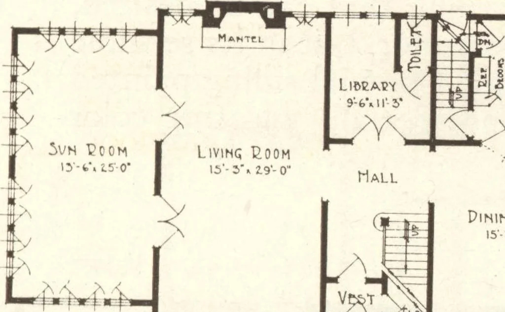 An illustration from Lewis homes: homes of character, 1922, leaf 28