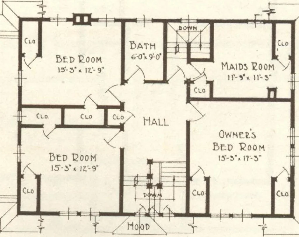 An illustration from Lewis homes: homes of character, 1922, leaf 28